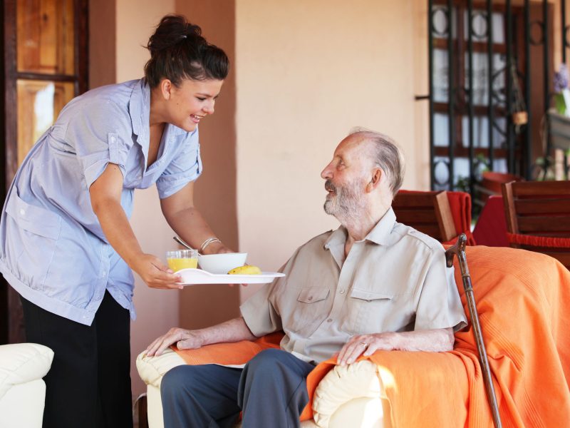 The difference between residential and domiciliary care