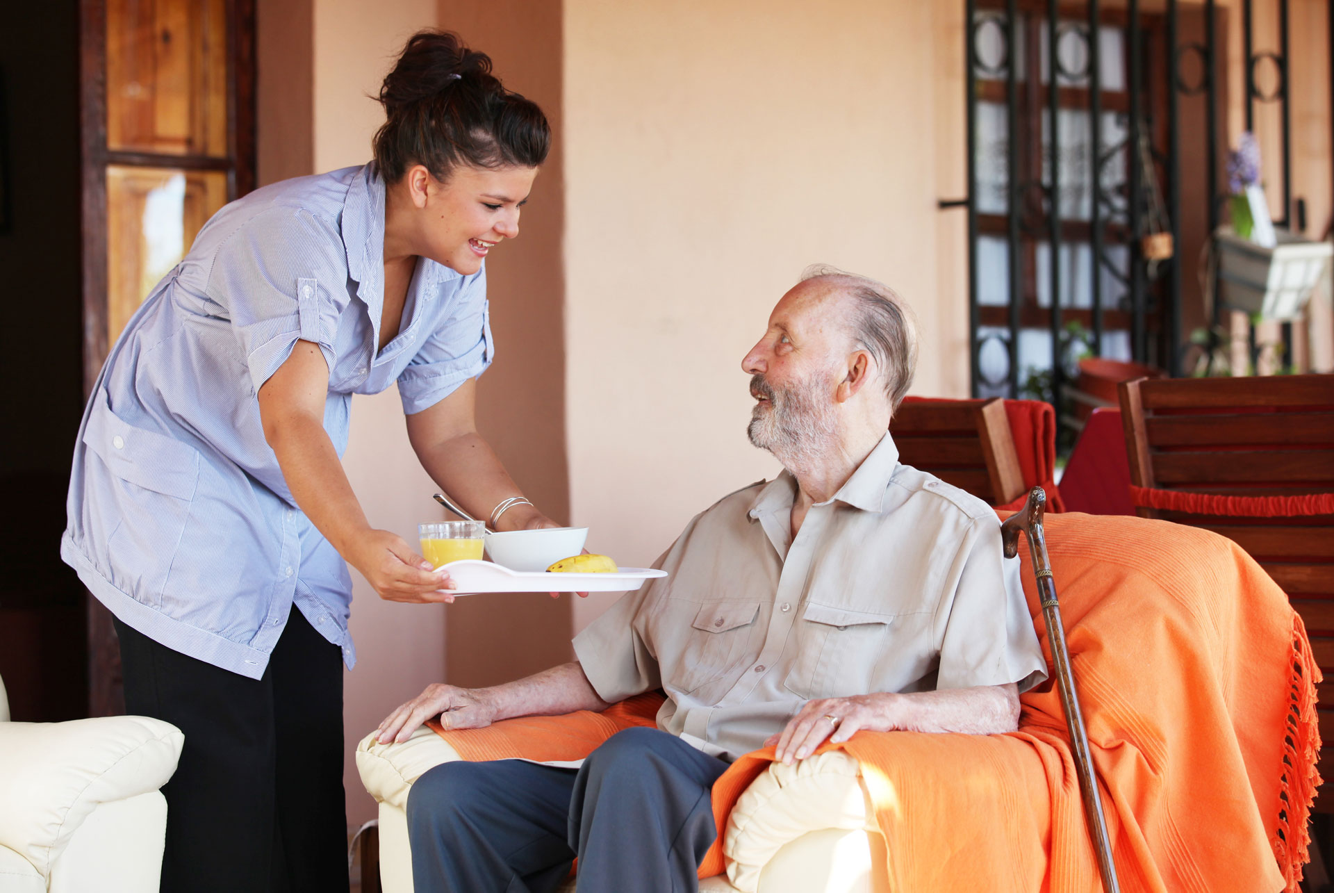 The difference between residential and domiciliary care